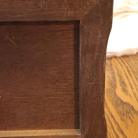 Vintage Men’s 2 Tier Wooden Valet from Kimco Jewelry Box Trinket Box - Picture 7 of 15